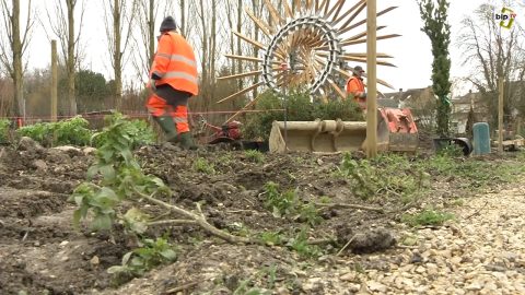 Le parc de sculptures d'Issoudun prend forme